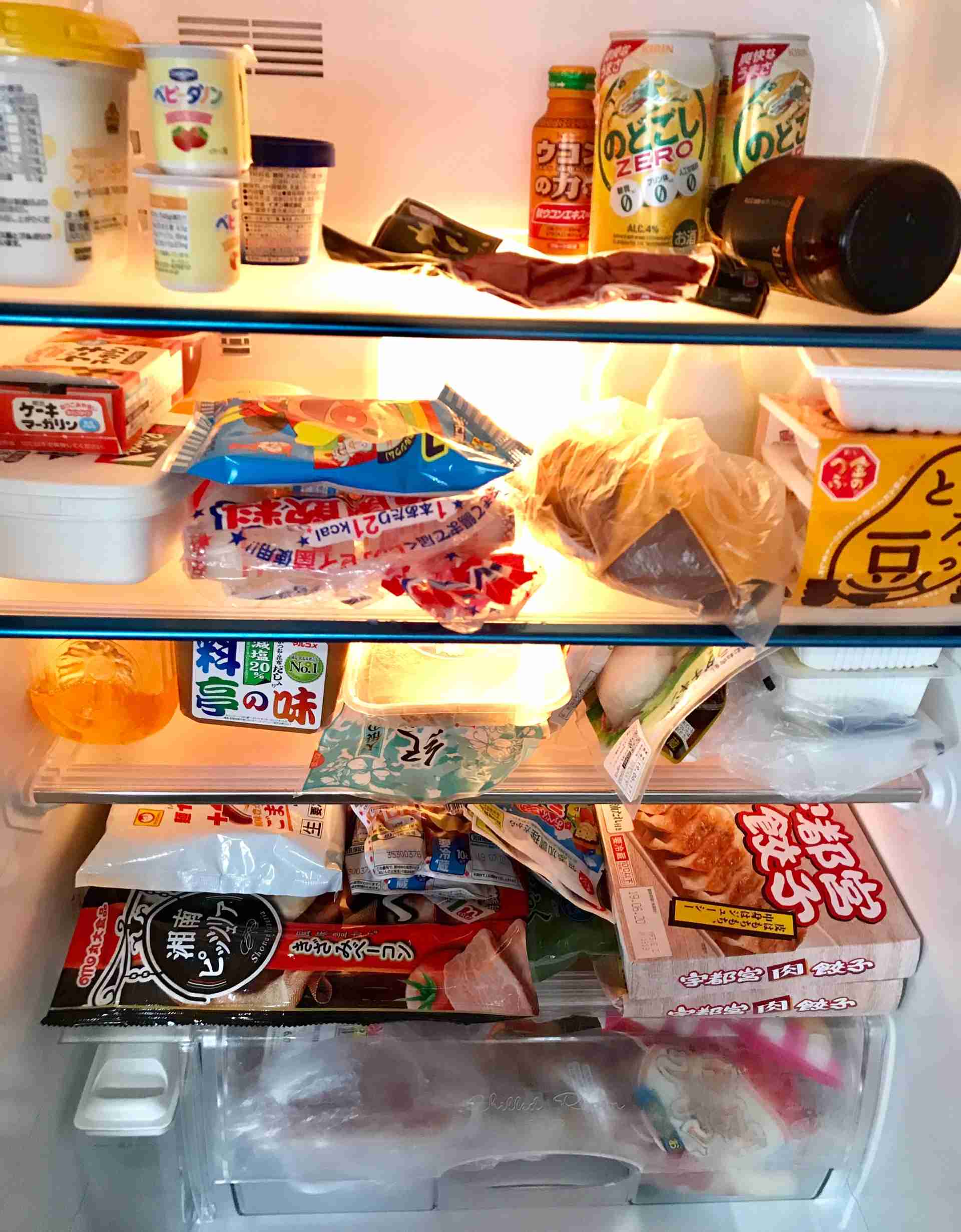 冷蔵庫の中身を見せよう！