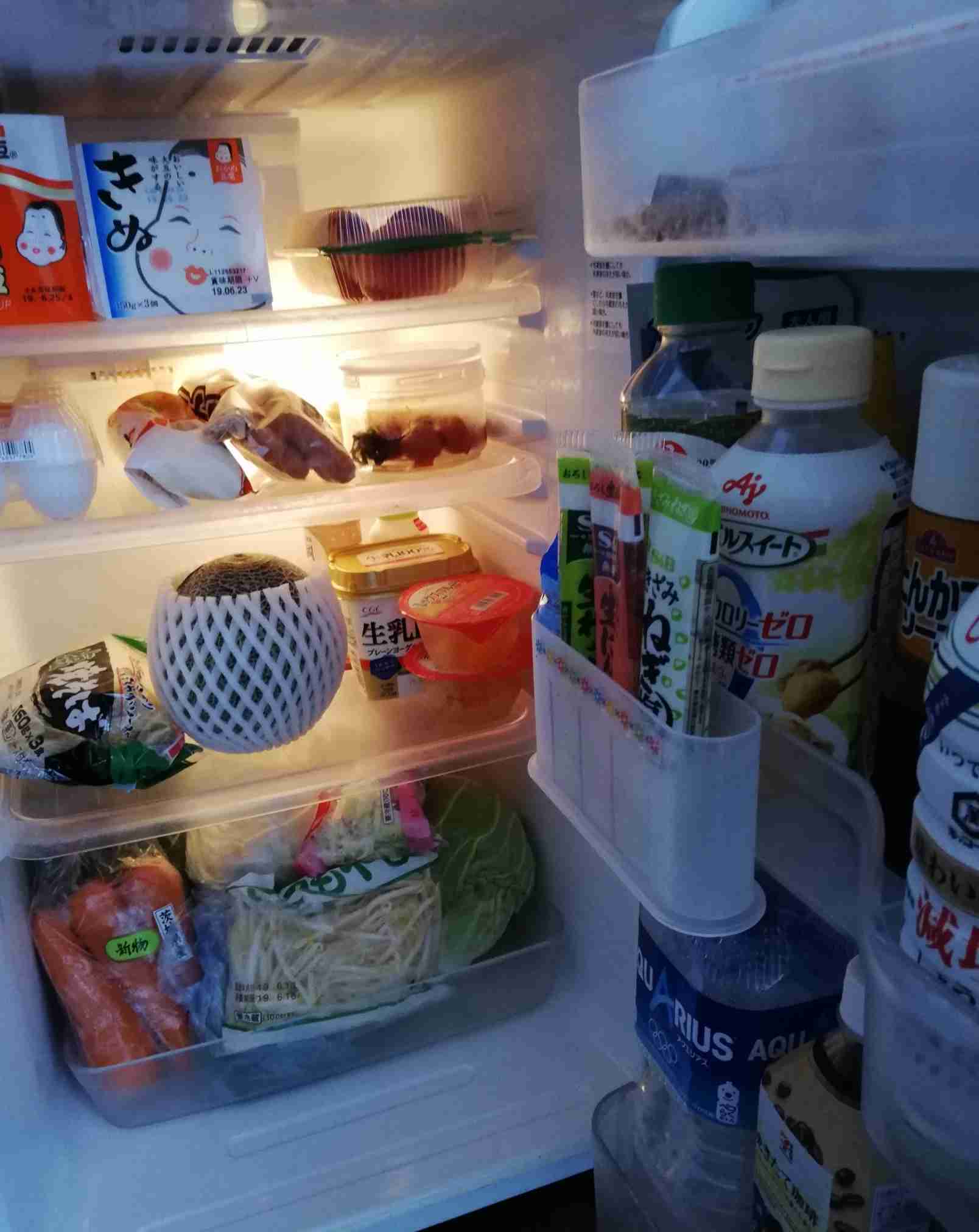 冷蔵庫の中身を見せよう！