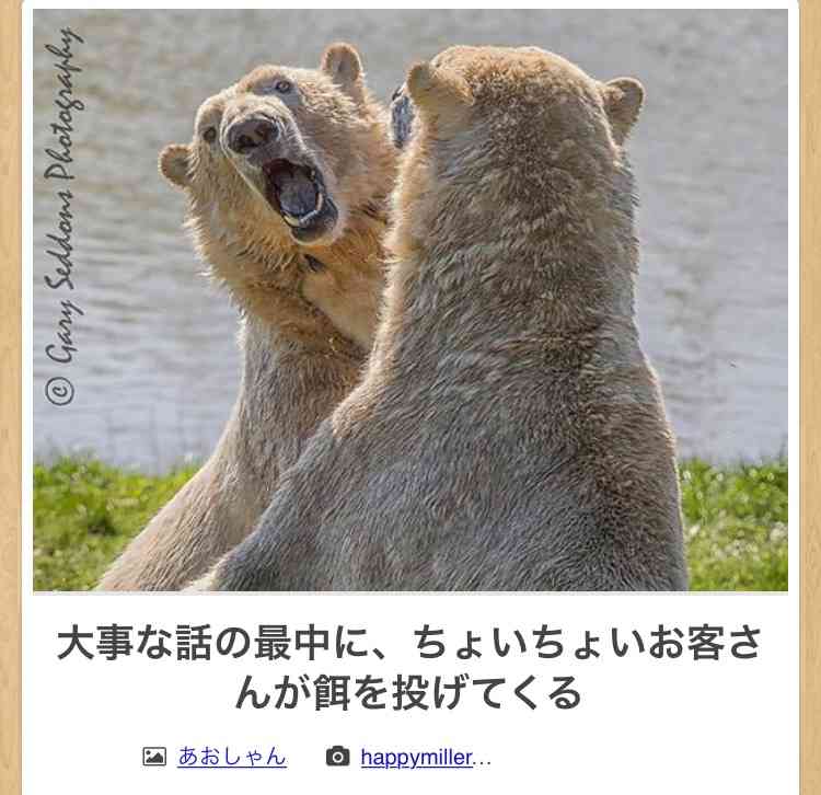 動物のboketeを貼るトピpart4