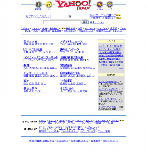 インターネットが流行り始めた頃の思い出