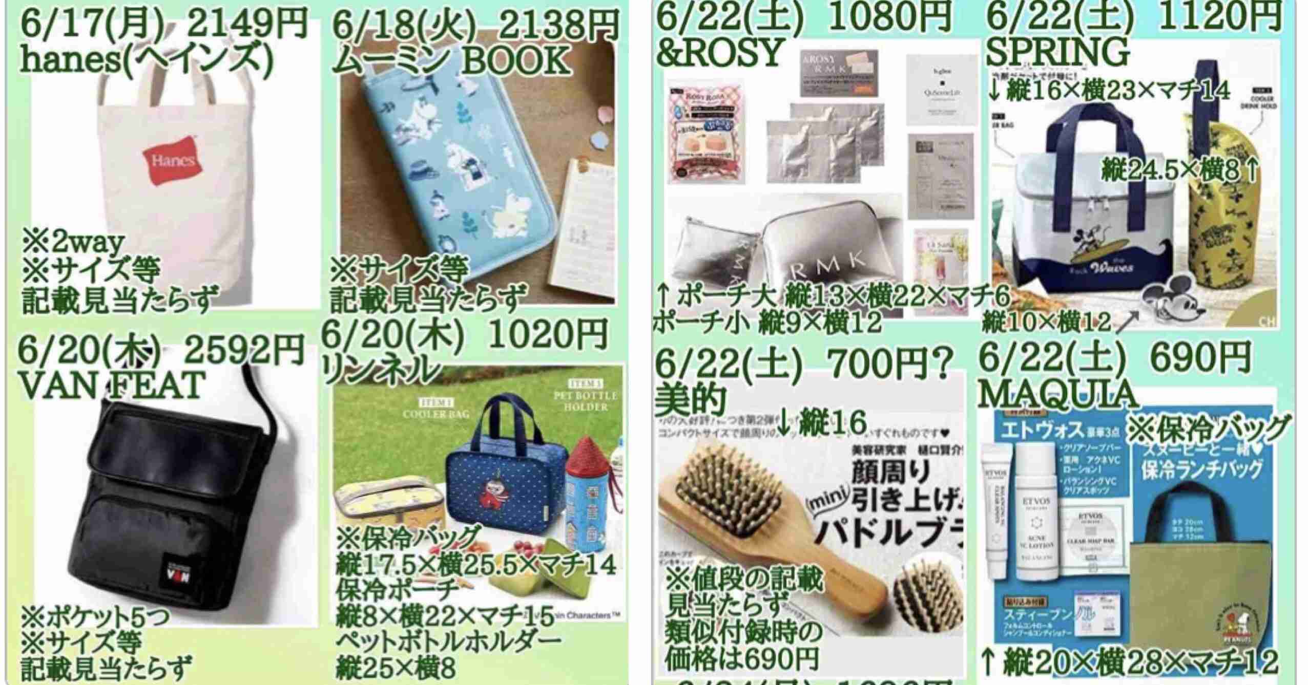 【定期トピ】雑誌付録 7・8月号