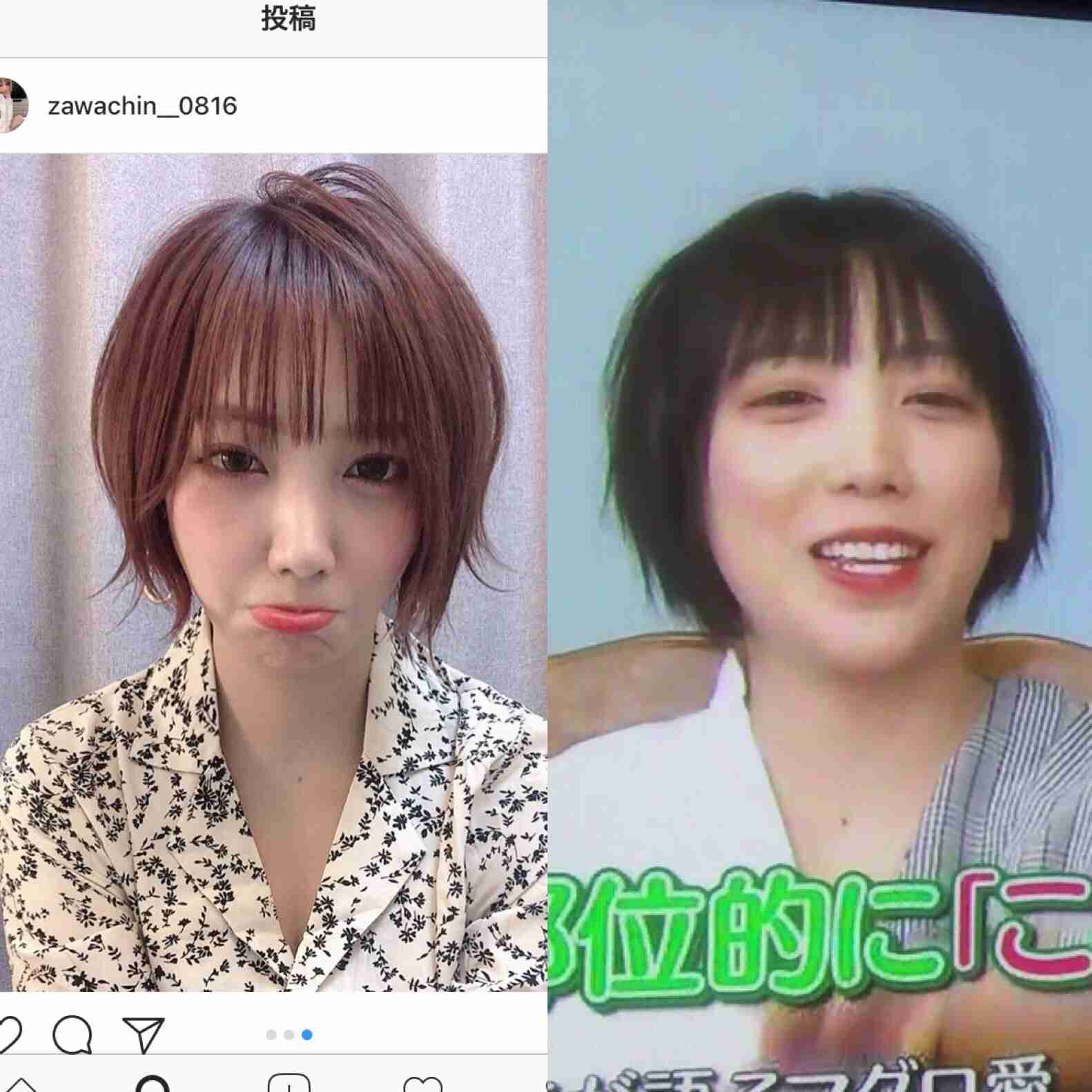 ざわちん、ほんのり赤茶色のヘアカラーに称賛コメントが続出「天使過ぎる可愛さ」
