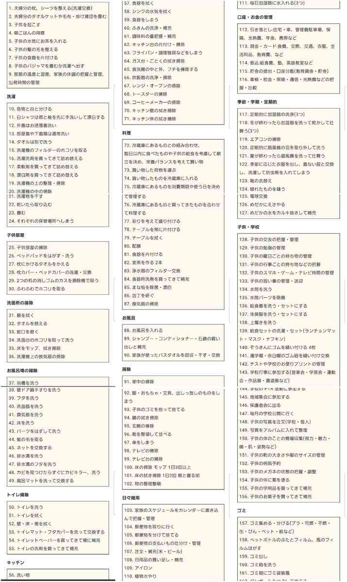 名前のない家事を旦那に気づかせるのは無理？