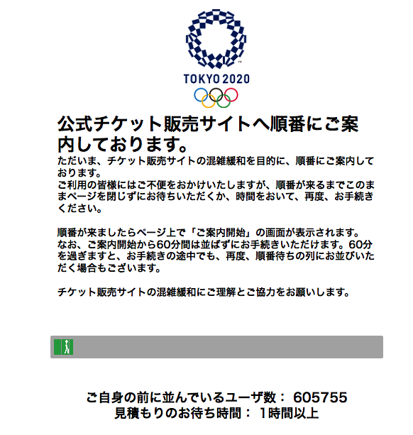 東京オリンピック観戦の抽選結果！