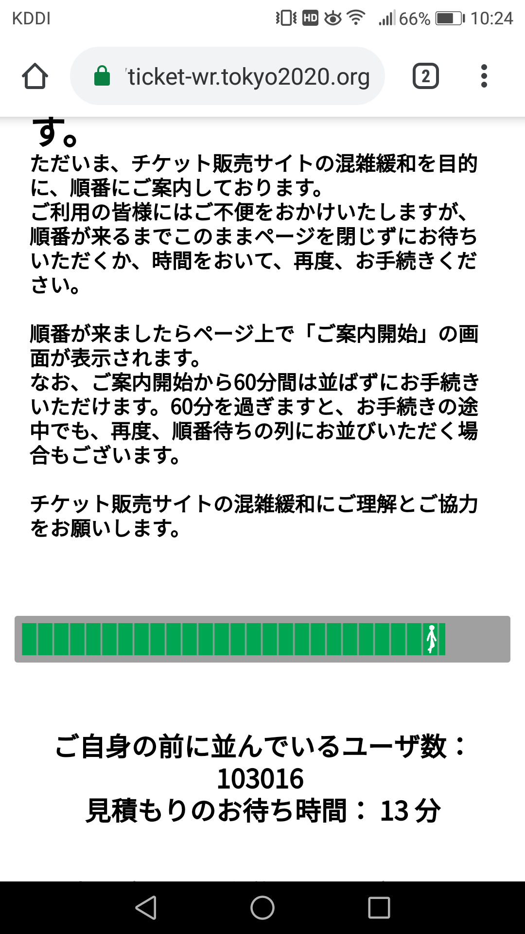 東京オリンピック観戦の抽選結果！