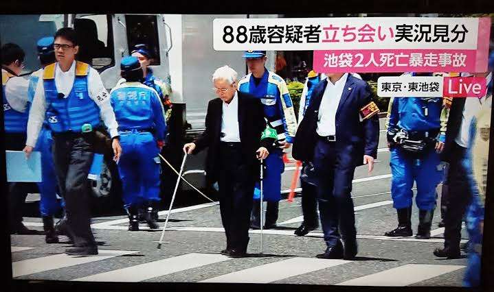 元院長立ち会い実況見分＝池袋暴走事故-警視庁