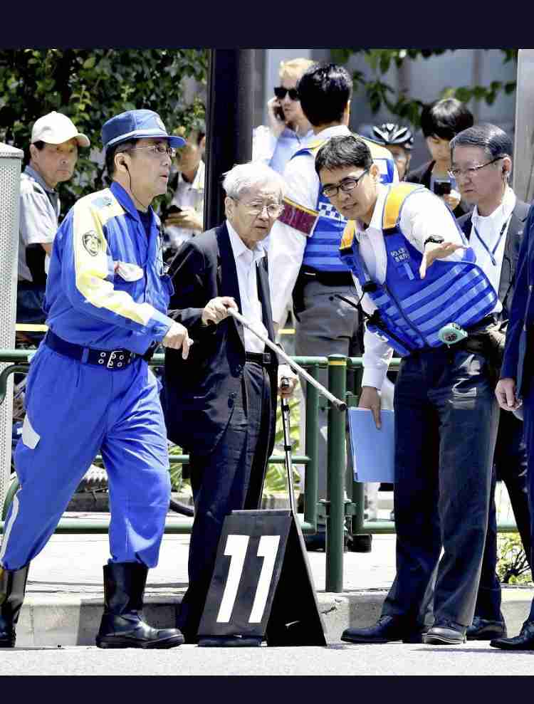 元院長立ち会い実況見分＝池袋暴走事故-警視庁