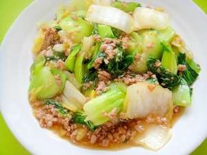 青梗菜(チンゲン菜)レシピ教えてください。