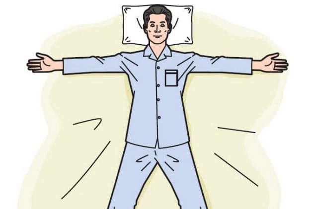 一番落ち着く寝る体勢