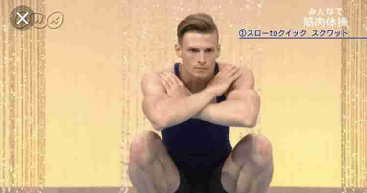 ダイエット・筋トレ系DVDで運動してる人