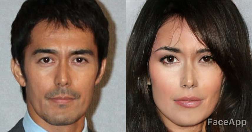 【芸能人】アプリで女性を男性に、男性を女性にするトピ