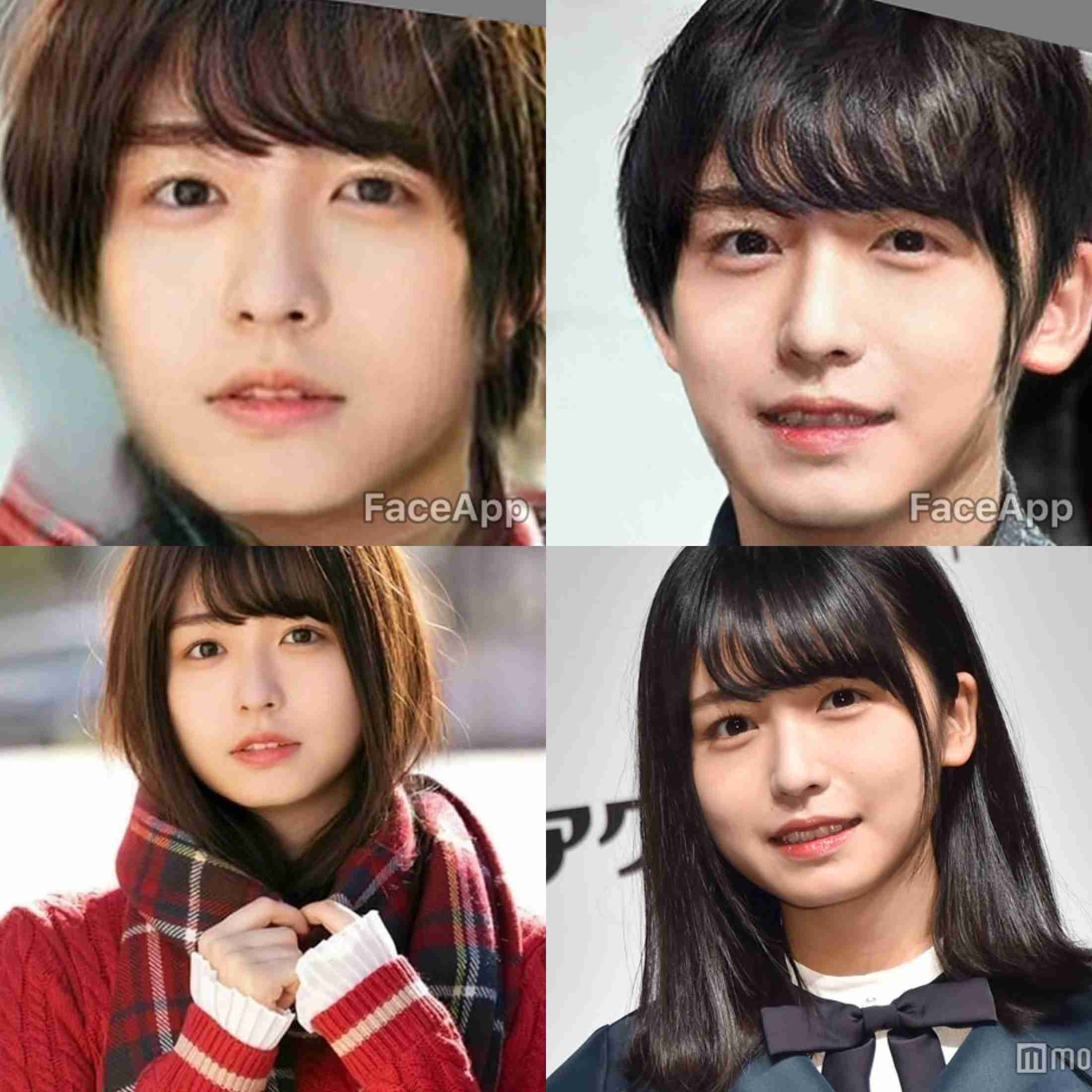 【芸能人】アプリで女性を男性に、男性を女性にするトピ