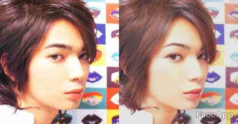 【芸能人】アプリで女性を男性に、男性を女性にするトピ