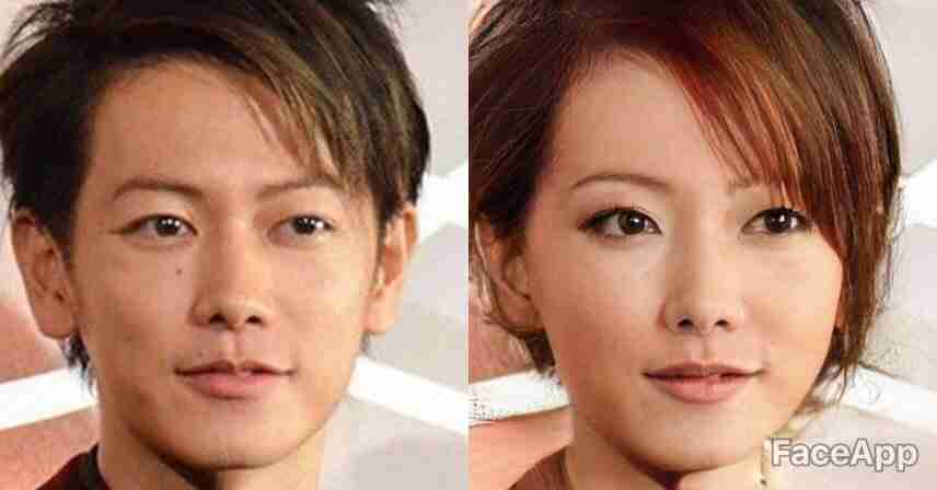 【芸能人】アプリで女性を男性に、男性を女性にするトピ