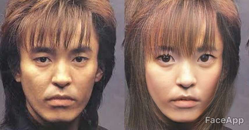 【芸能人】アプリで女性を男性に、男性を女性にするトピ