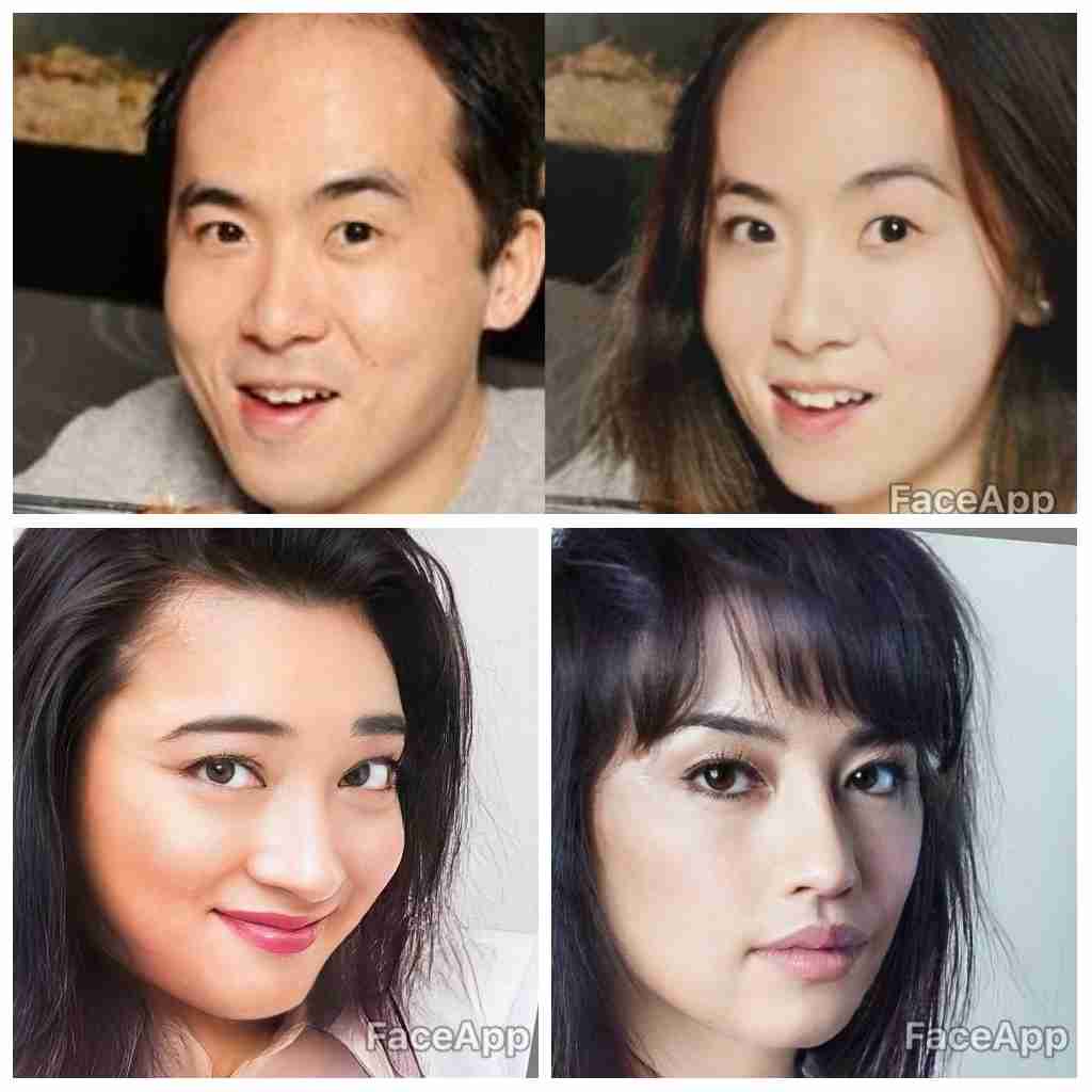 【芸能人】アプリで女性を男性に、男性を女性にするトピ