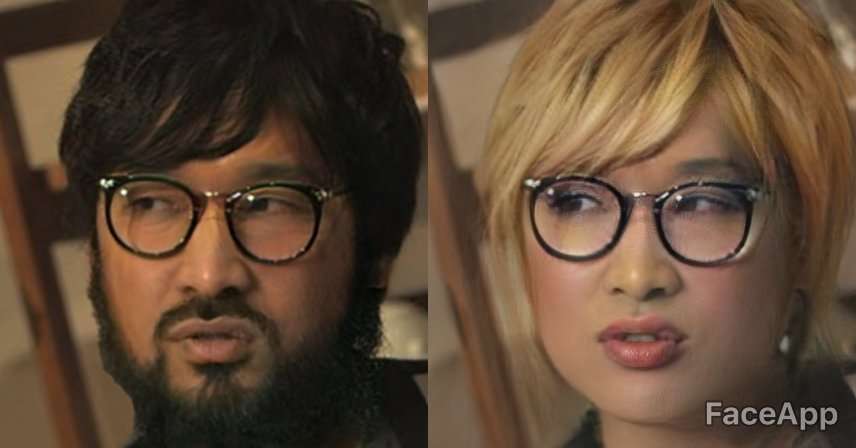 【芸能人】アプリで女性を男性に、男性を女性にするトピ