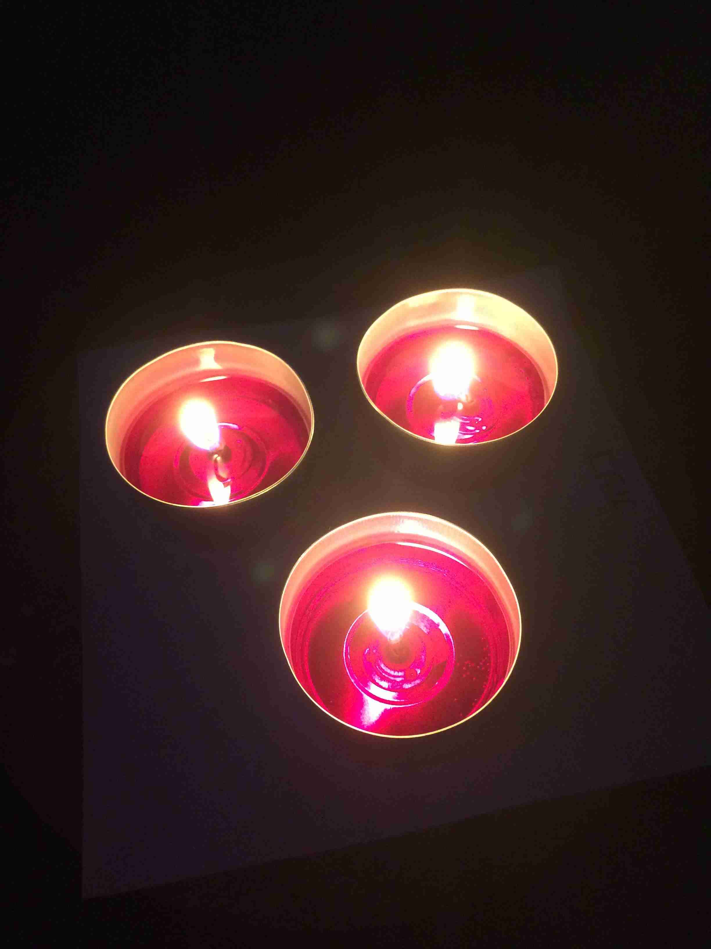 ろうそくって癒されませんか