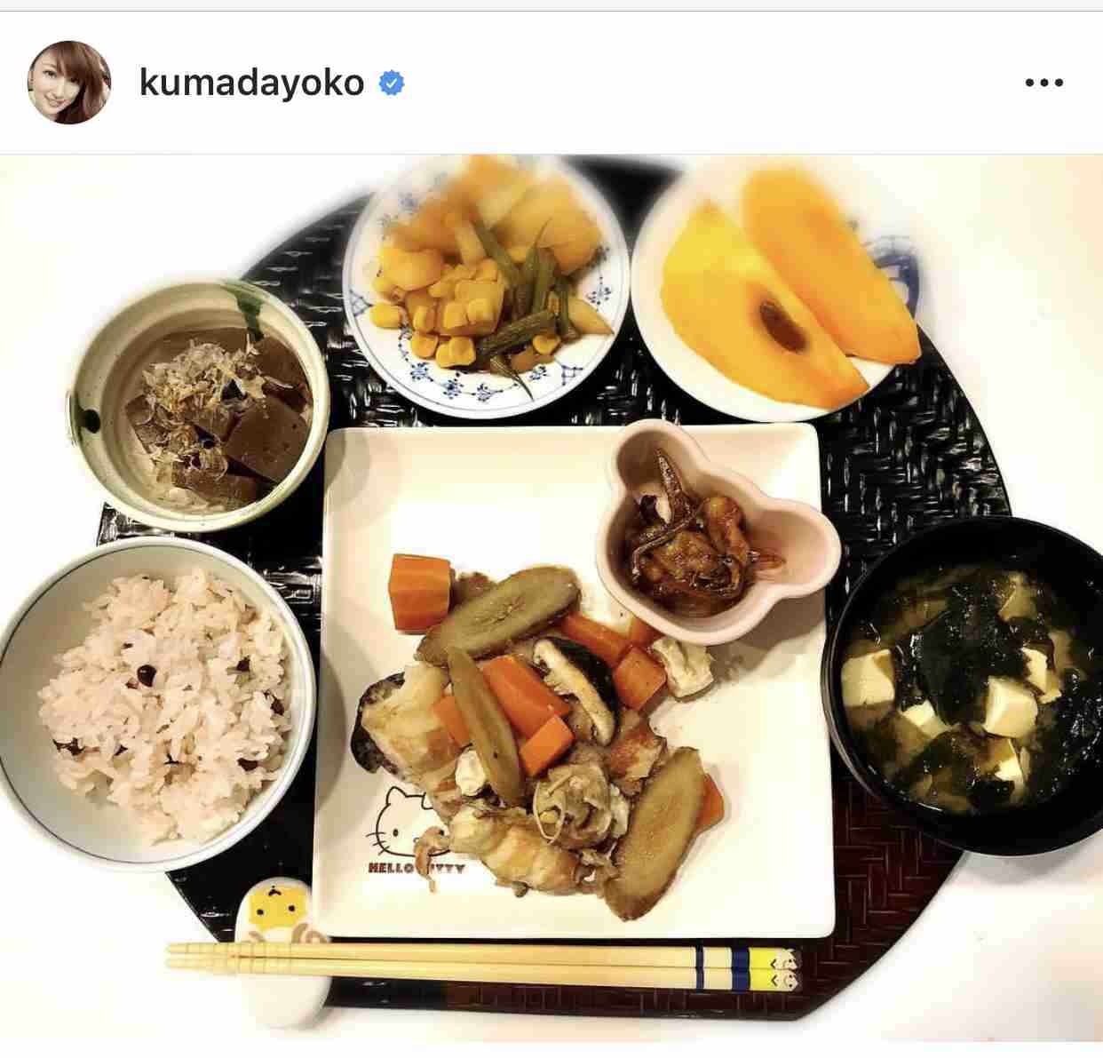 熊田曜子 夫からの