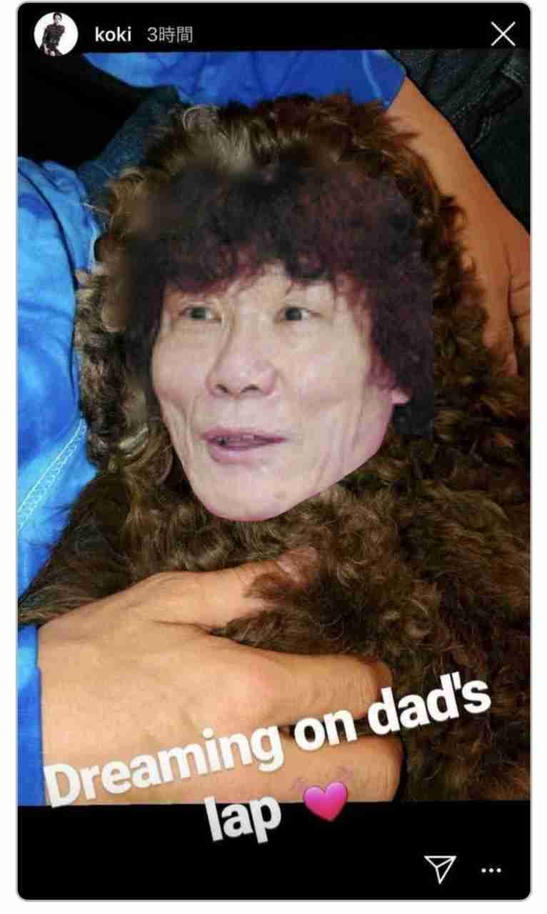 Koki,、インスタに父キムタク（木村拓哉）登場？でネット反響「トリハダ」「最高か」