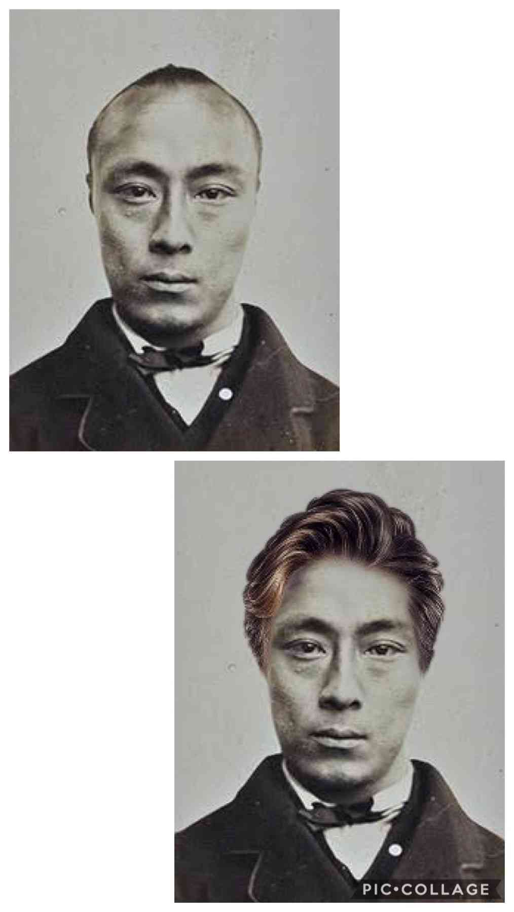 古写真加工して現代風にするトピ