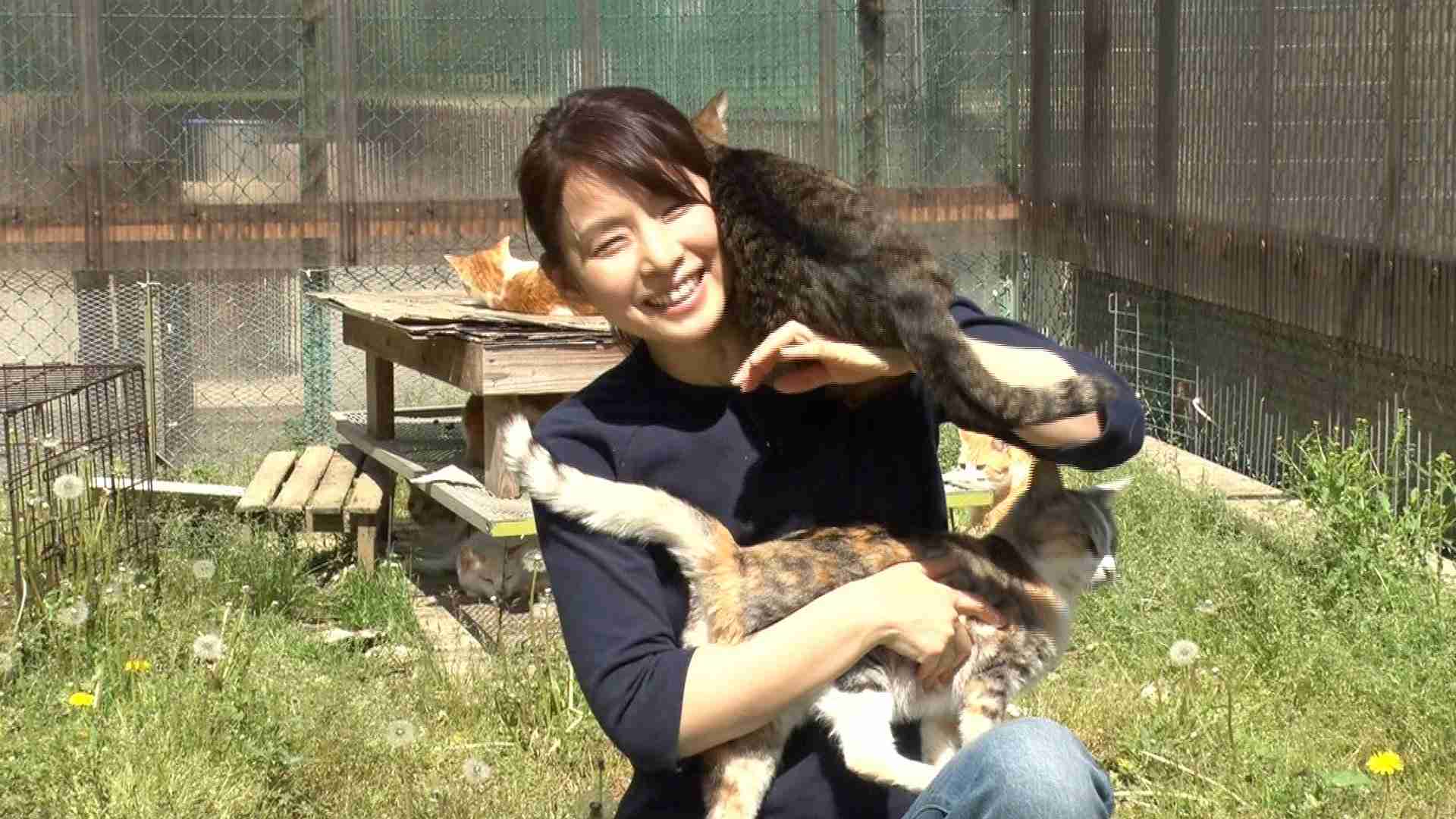 花や動物と一緒に写ってる芸能人写真