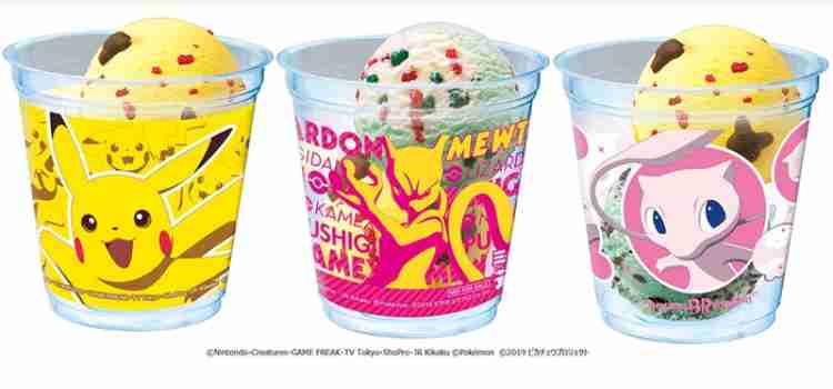 サーティワン史上初ポケモンとタッグ、ピカチュウの“10まんボルトアイス”など絶対GETしたい可愛さ
