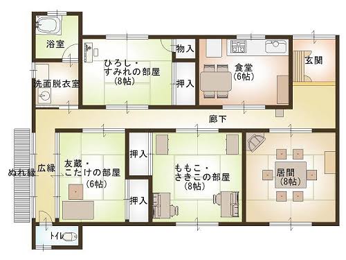 平屋の画像がみたい