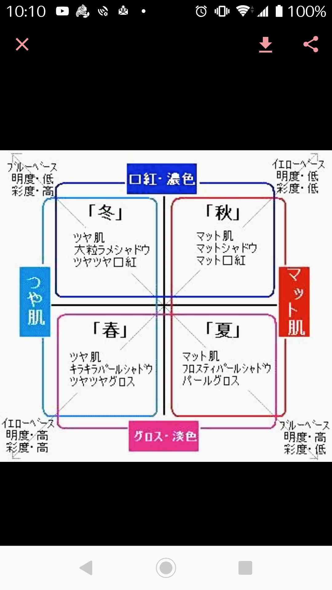 パーソナルカラー別ベストリップ