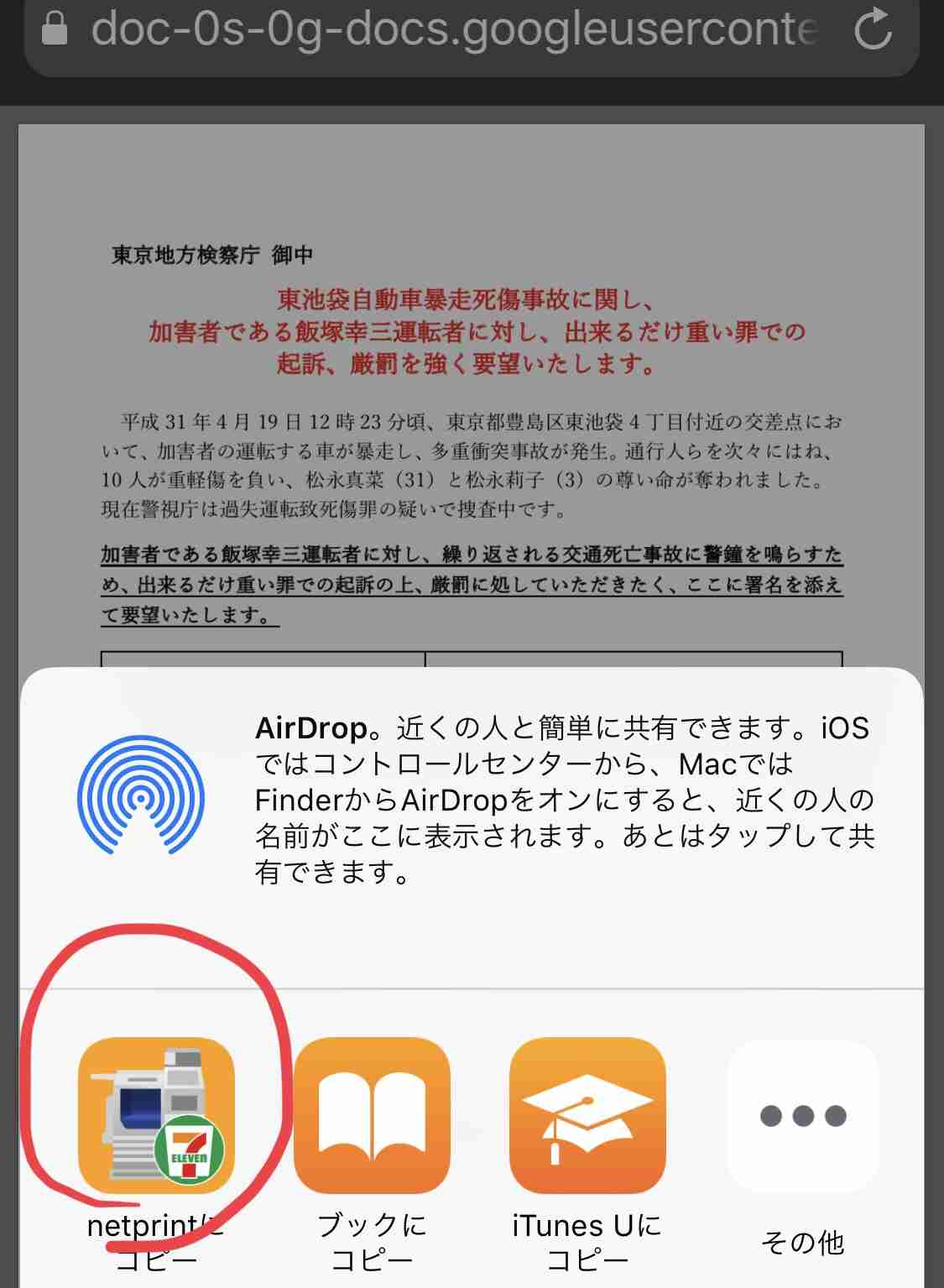 池袋暴走事故の遺族が「加害者への厳罰を求める署名」開始　参加する方法とは