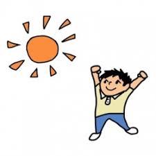 画像で「梅雨明けたー!」