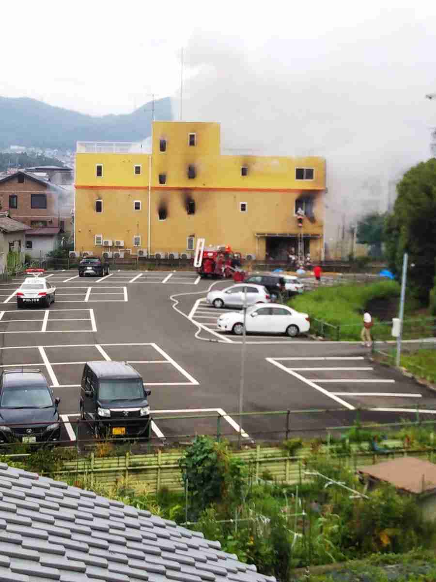 アニメ会社で火事 けが人多数か “ガソリンまいたか” 京都