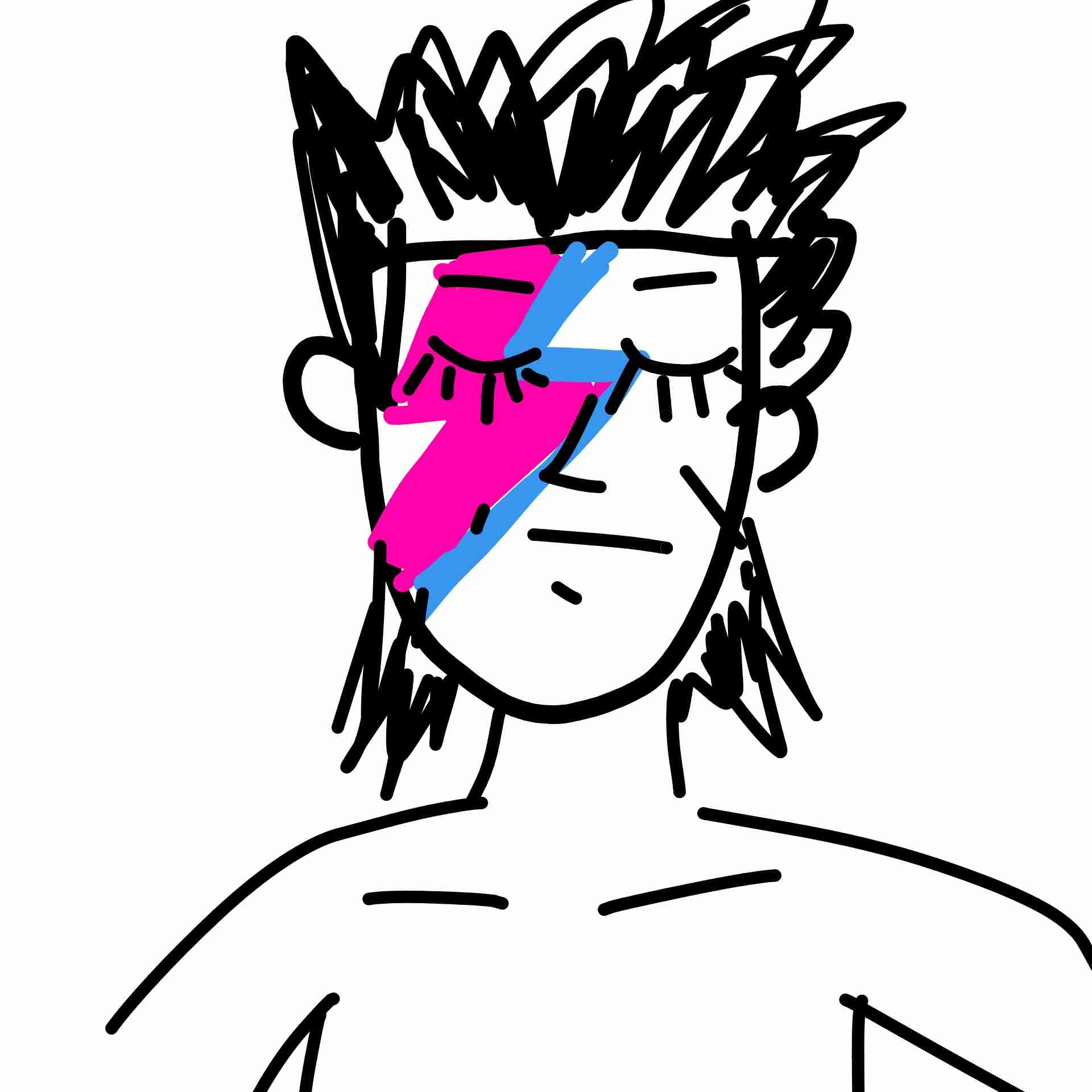 【上手な絵厳禁！】あなたの好きなロックスターを描いて下さいˊ̱˂˃ˋ̱