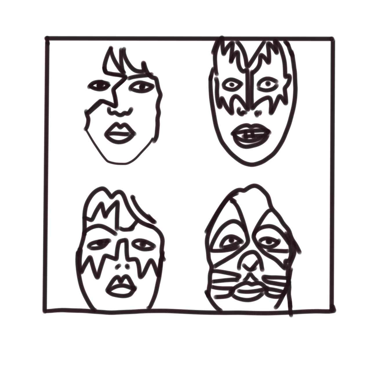 【上手な絵厳禁！】あなたの好きなロックスターを描いて下さいˊ̱˂˃ˋ̱