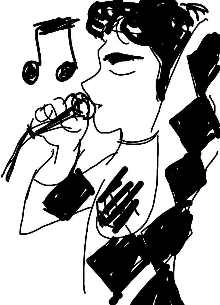 【上手な絵厳禁！】あなたの好きなロックスターを描いて下さいˊ̱˂˃ˋ̱