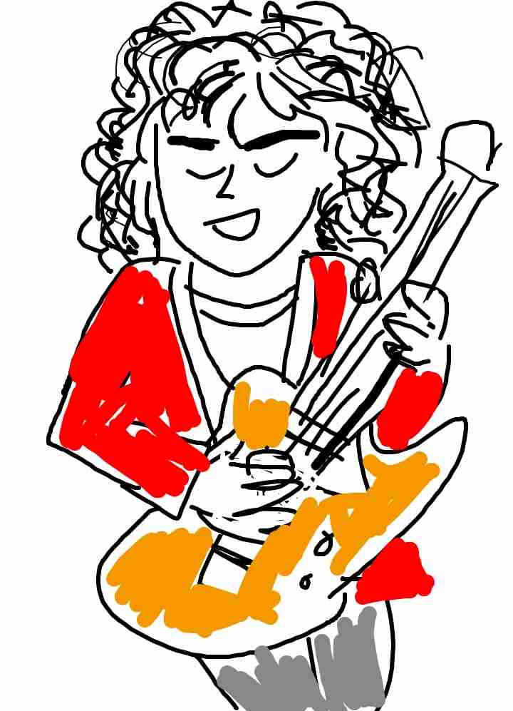 【上手な絵厳禁！】あなたの好きなロックスターを描いて下さいˊ̱˂˃ˋ̱