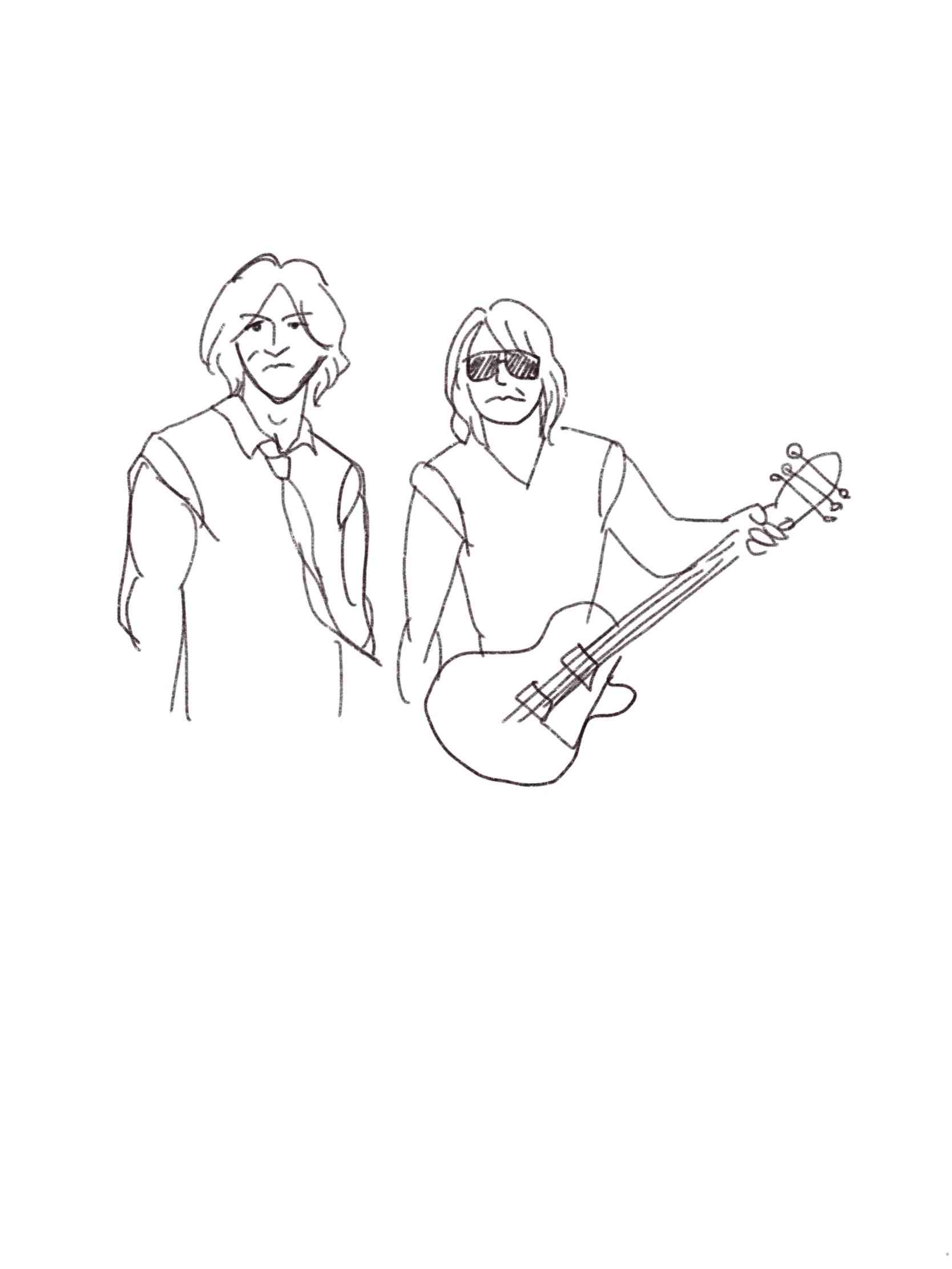 【上手な絵厳禁！】あなたの好きなロックスターを描いて下さいˊ̱˂˃ˋ̱