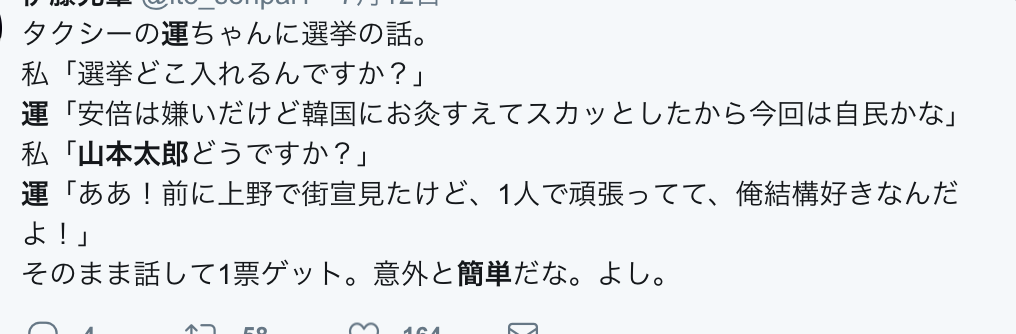 【実況・感想】参院選2019 開票速報