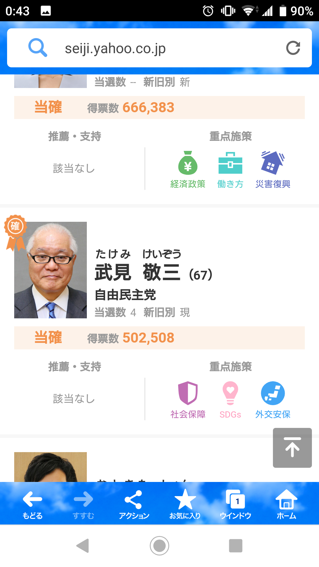 【実況・感想】参院選2019 開票速報