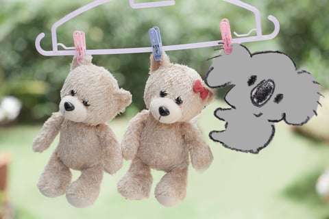 【画像コラージュ】コアラが○○に摑まってる！のトピ