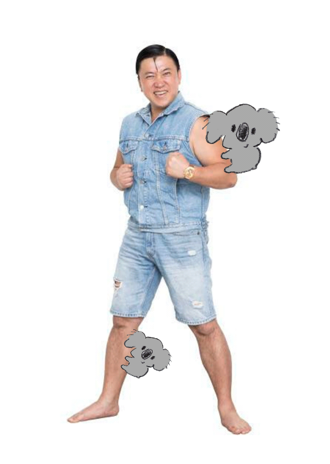 【画像コラージュ】コアラが○○に摑まってる！のトピ