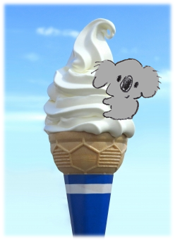 【画像コラージュ】コアラが○○に摑まってる！のトピ