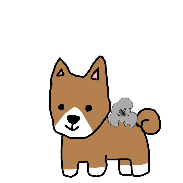 【画像コラージュ】コアラが○○に摑まってる！のトピ