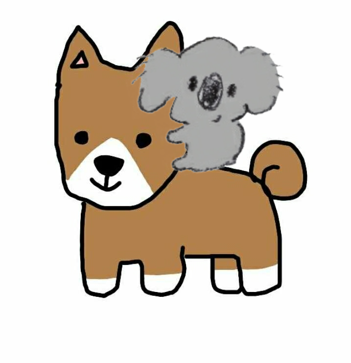【画像コラージュ】コアラが○○に摑まってる！のトピ