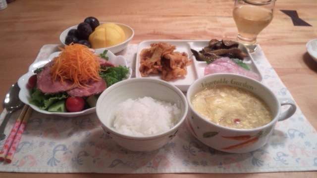 朝にドカ食いしてる人