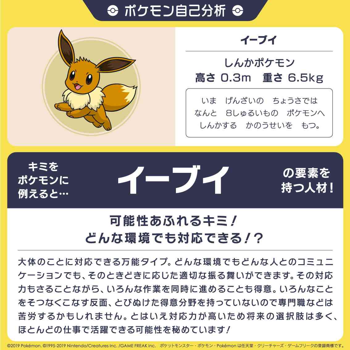 「ポケモン自己分析」をやってみよう