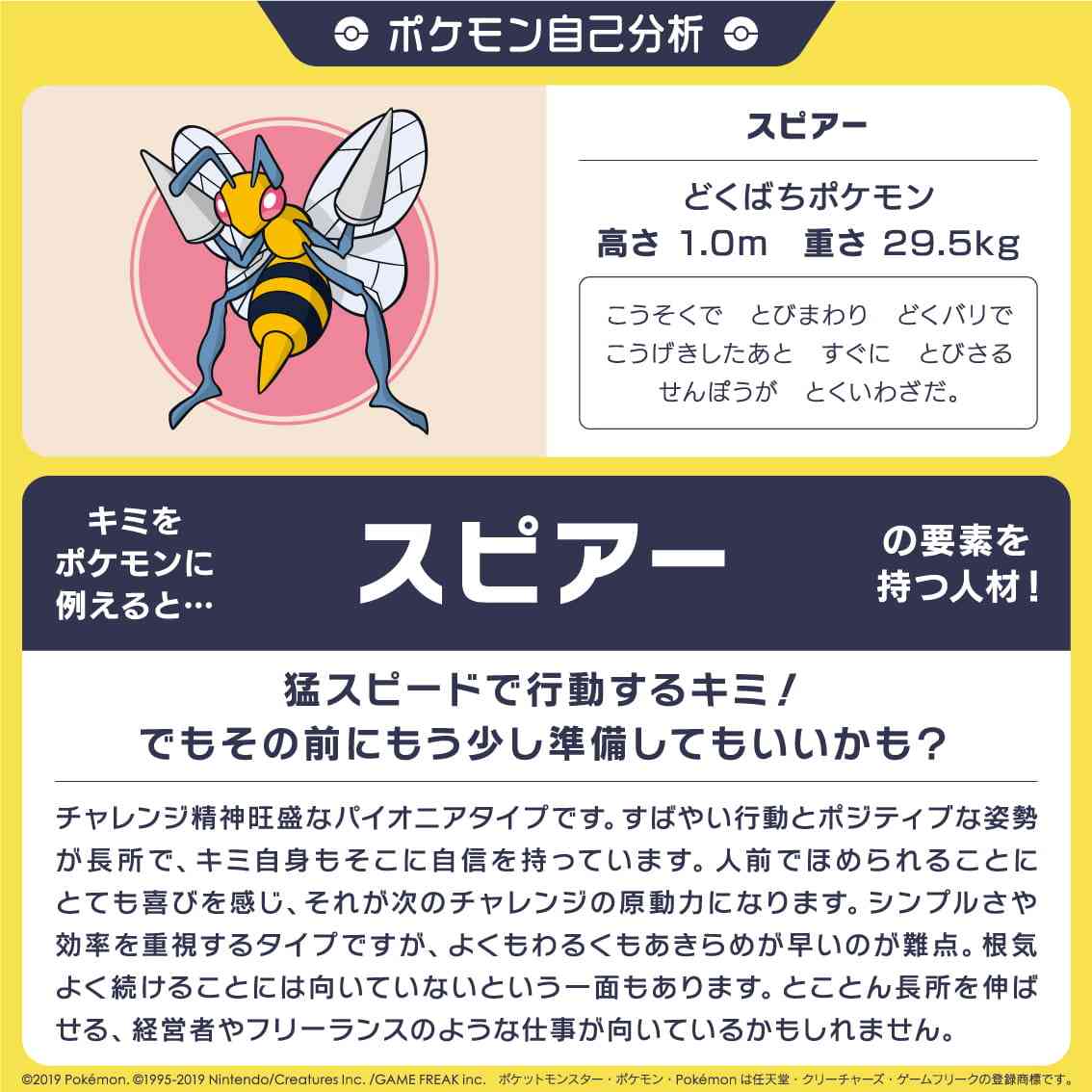 「ポケモン自己分析」をやってみよう
