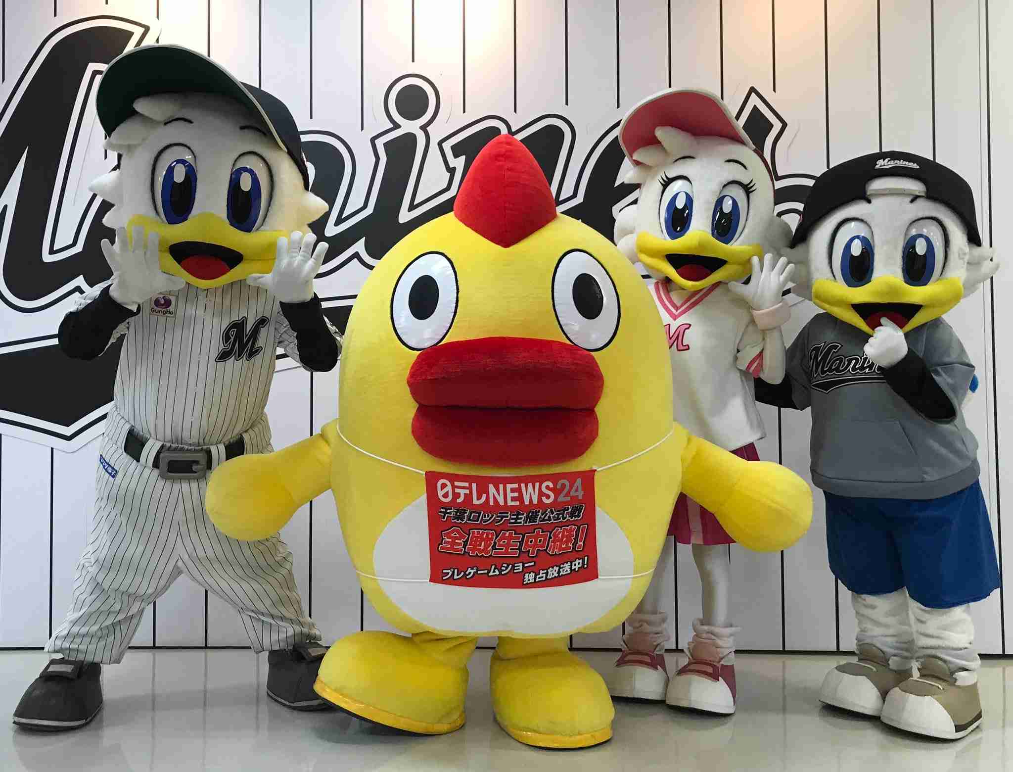 つば九郎とドアラを交互に貼り、時々 他球団マスコットが貼られるトピ