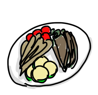 【お絵かき】 今日の夕飯を絵で教えて