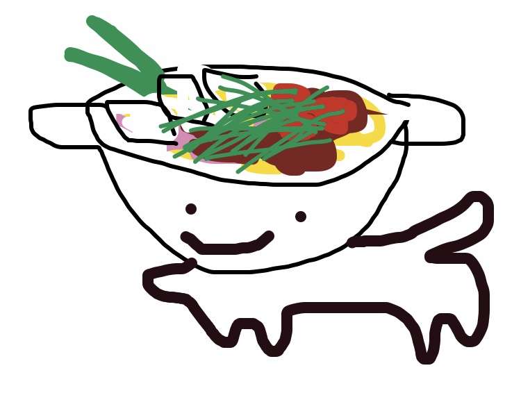 【お絵かき】 今日の夕飯を絵で教えて